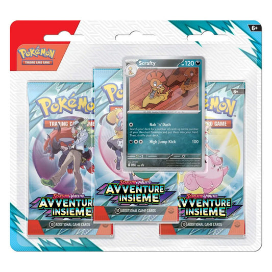 Scarlatto e Violetto Avventure Insieme Blister 3 buste Scrafty ITA
