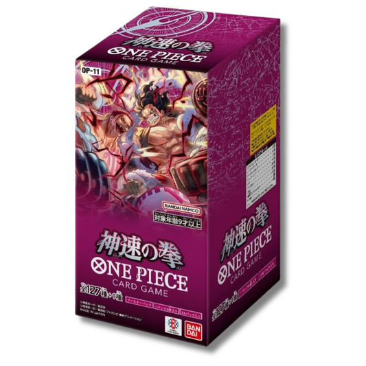 One Piece OP-11 A Fist of Divine Speed Box 24 Bustine (JAP)