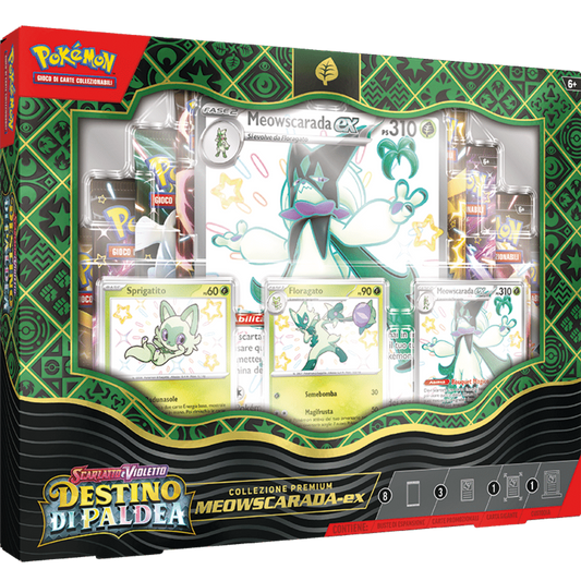 Collezione Premium Destino Di Paldea Meowscarada-ex ITA