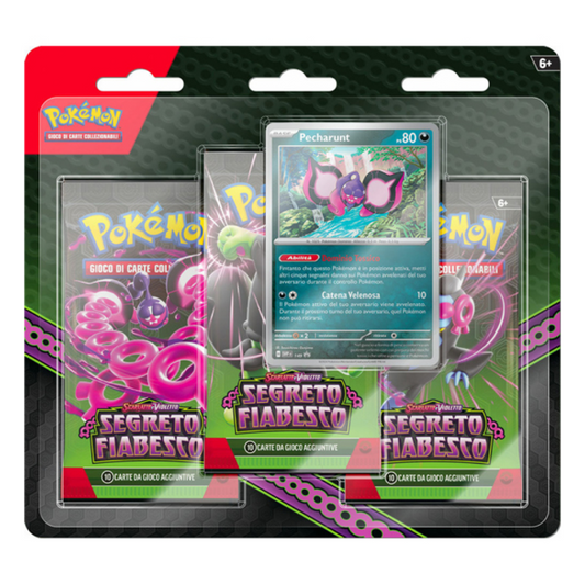 Scarlatto e Violetto Segreto Fiabesco Blister 3 Buste Pacharunt ITA