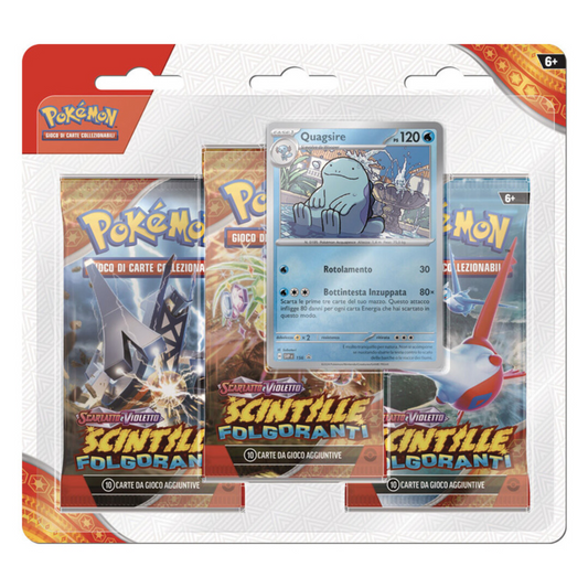 Scarlatto e Violetto Scintille Folgoranti Blister 3 Buste Quagsire ITA