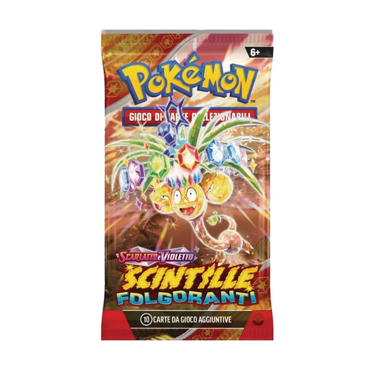 Scarlatto e Violetto Scintille Folgoranti Busta 10 Carte ITA